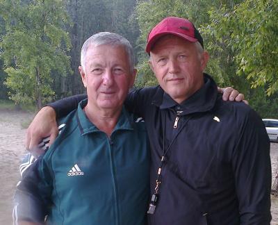 Главный судья соревнований Александр Степанов и Сергей Кузнецов